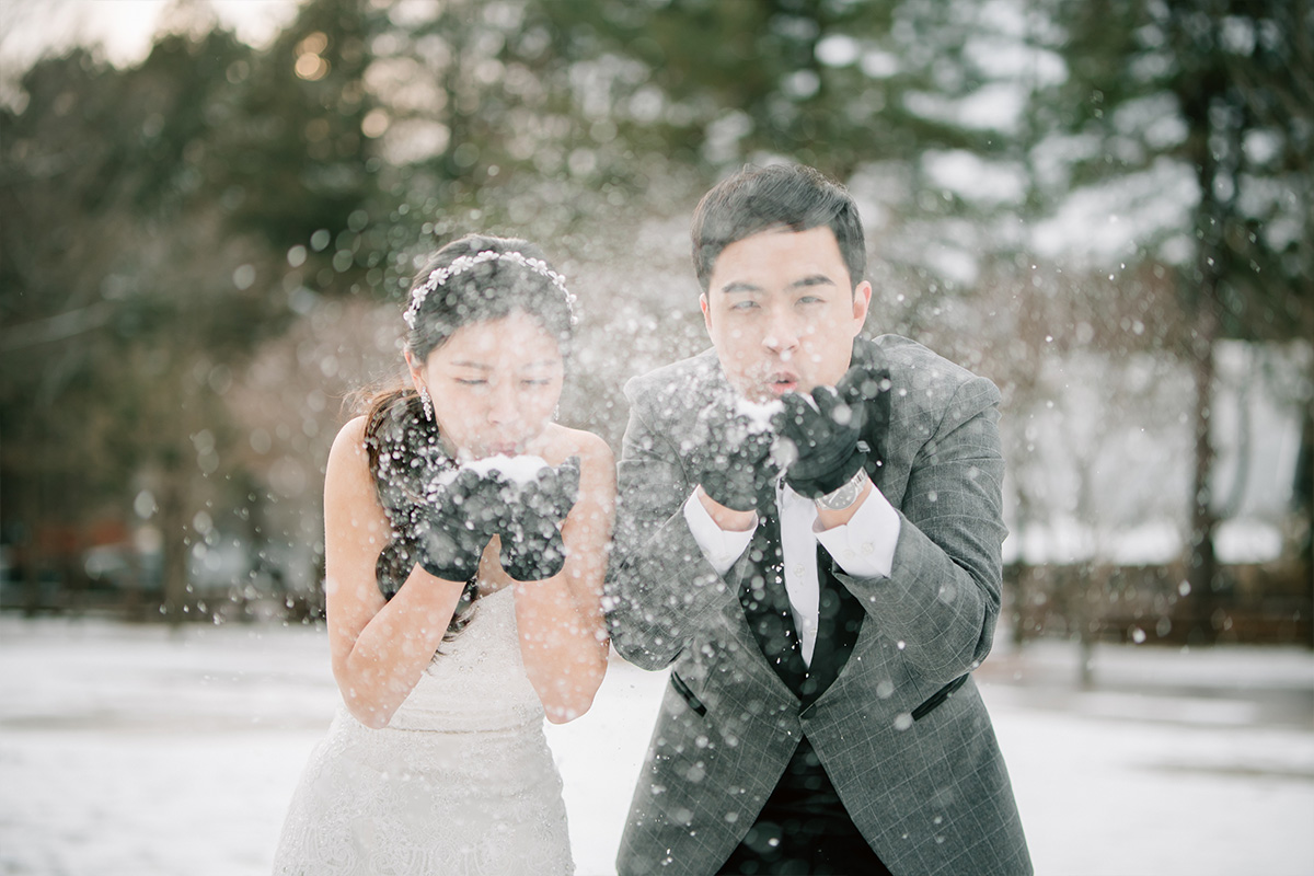 Enchanting Winter Pre-Wedding Shoot in the Serene Jeju Island by Jungyeol on OneThreeOneFour 24