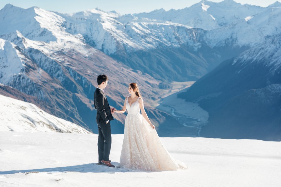 New Zealand Snow Mountain Prewedding Photoshoot (Fog Peak) with Taiwanese Couple  by Fei on OneThreeOneFour 10