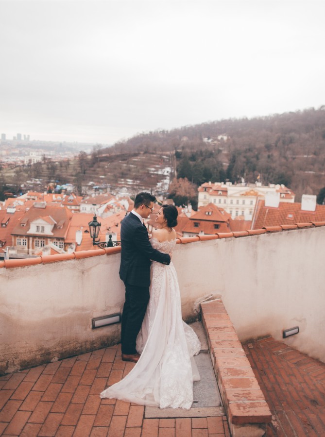 M&B: Prague Fairytale Pre-wedding Photoshoot  by Nika on OneThreeOneFour 30