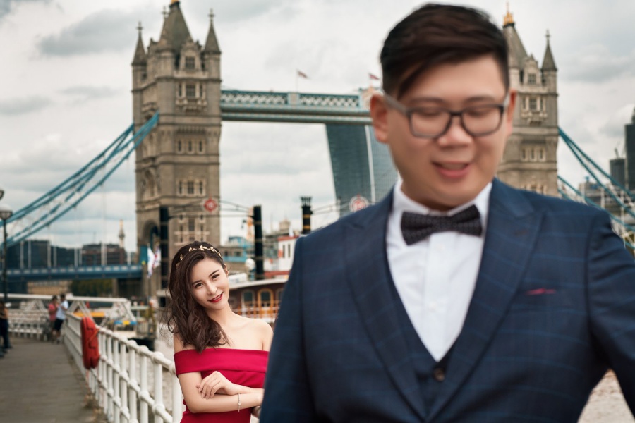 London Pre-Wedding Photoshoot At Big Ben And Tower Bridge  by Dom  on OneThreeOneFour 7