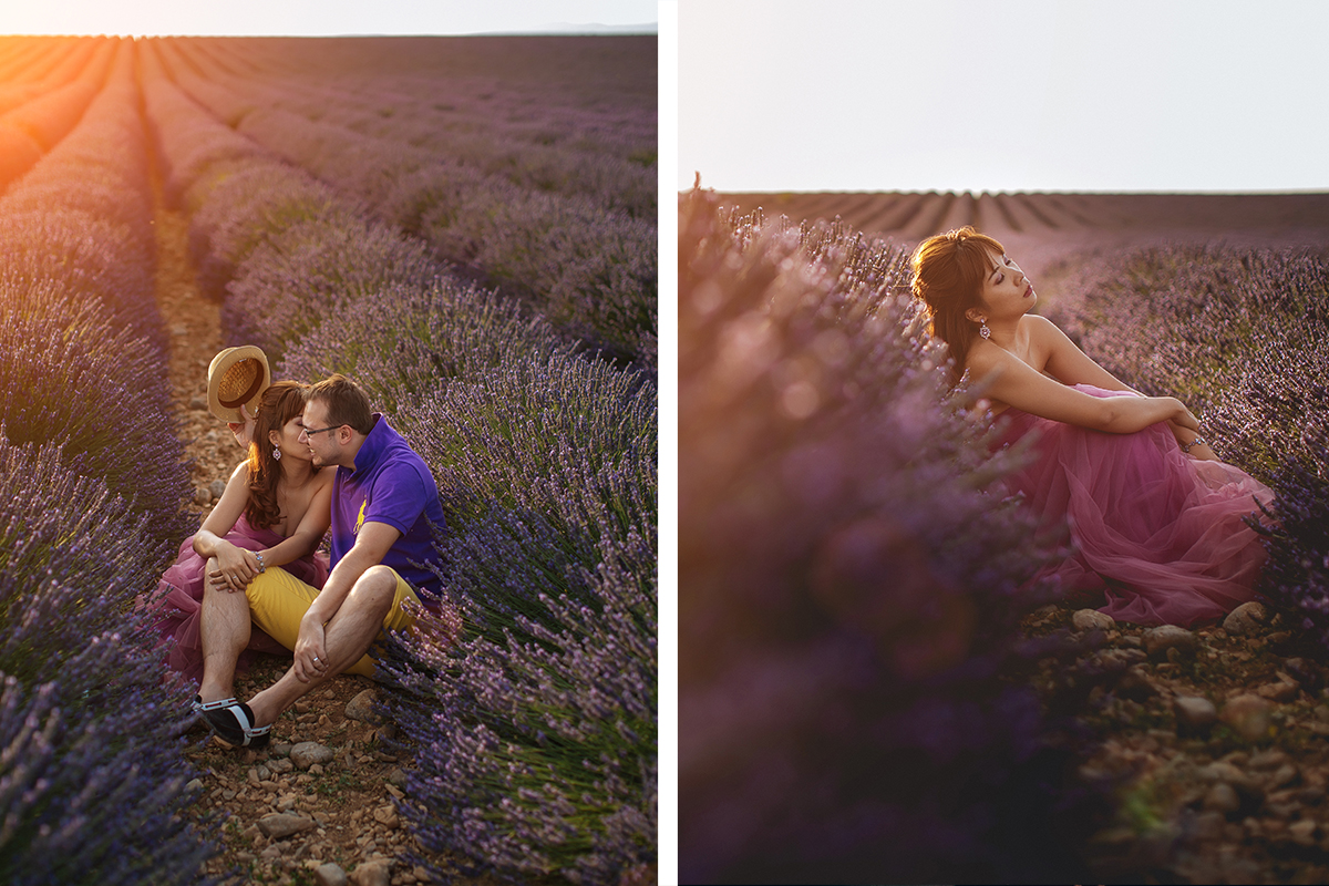 The Perfect Southern France Provence Pre-Wedding Photoshoot with Lavenders & Sunflowers by Vin on OneThreeOneFour 16