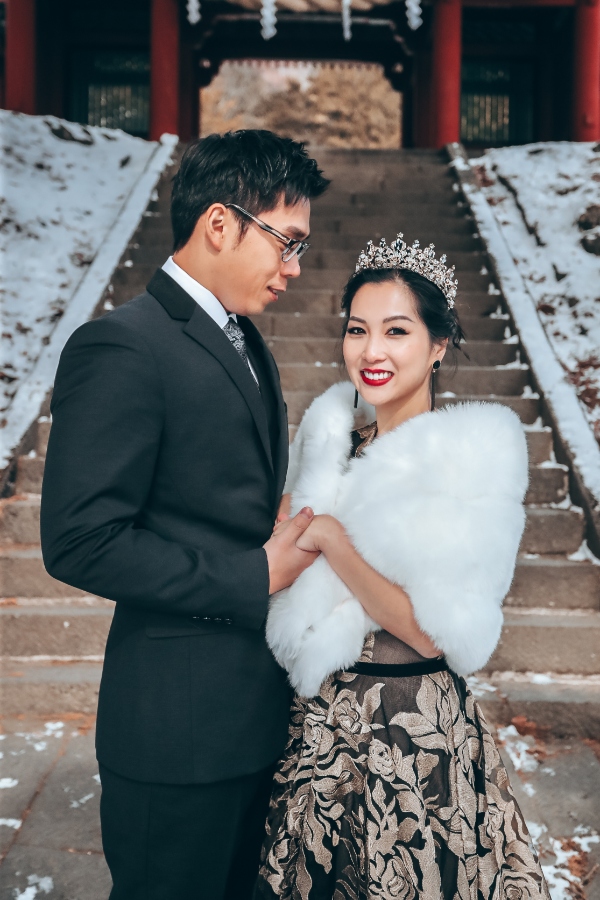 R&B: Tokyo Winter Pre-wedding Photoshoot at Snow-covered Nikko by Ghita on OneThreeOneFour 22