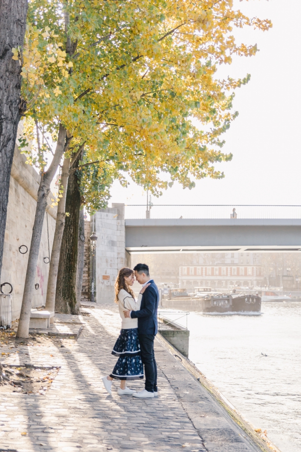 Paris Engagement Photo Session At The Pont Alexandre III Bridge and Louvre Pyramid  by Celine  on OneThreeOneFour 13