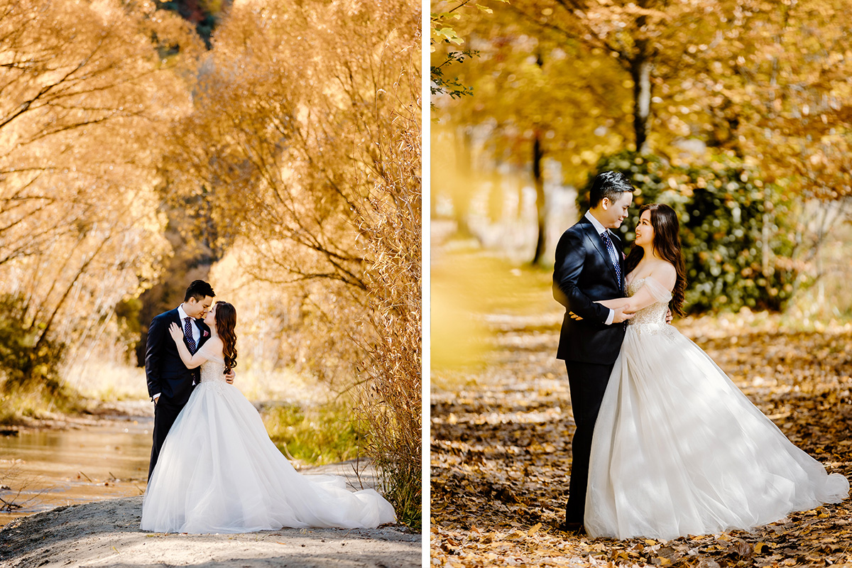 New Zealand Autumn Pre-Wedding Photoshoot at Arrowtown & Coromandel Peak by Fei on OneThreeOneFour 2