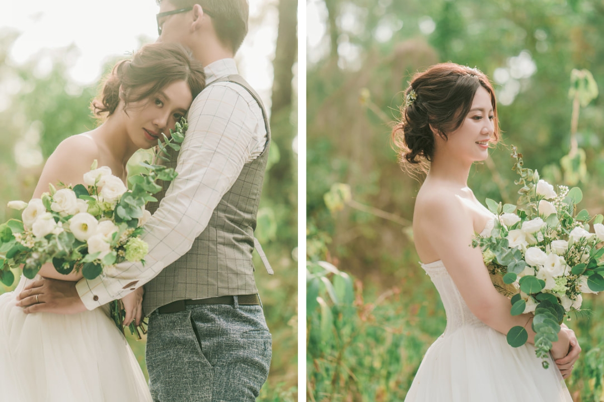 Taiwan Pre-Wedding Photoshoot Local Neighbourhood Street Garden Beach by  on OneThreeOneFour 17