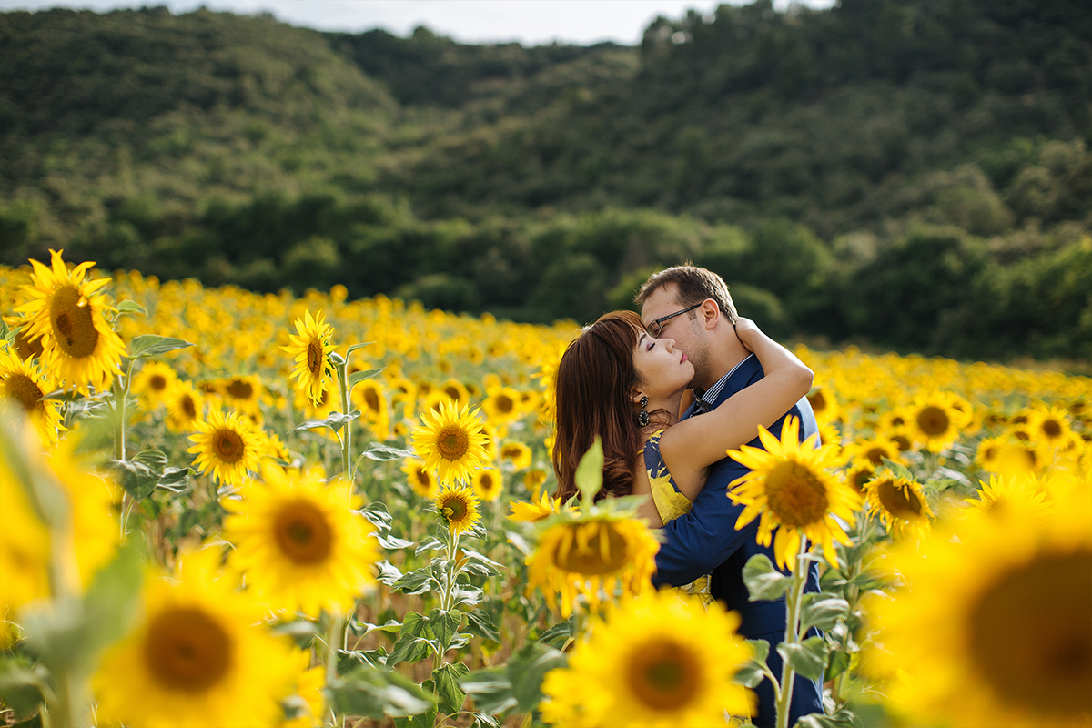 The Perfect Southern France Provence Pre-Wedding Photoshoot with Lavenders & Sunflowers by Vin on OneThreeOneFour 0