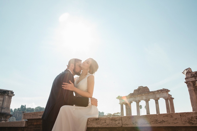 Rome Wedding Photoshoot - Pantheon by Olga  on OneThreeOneFour 6