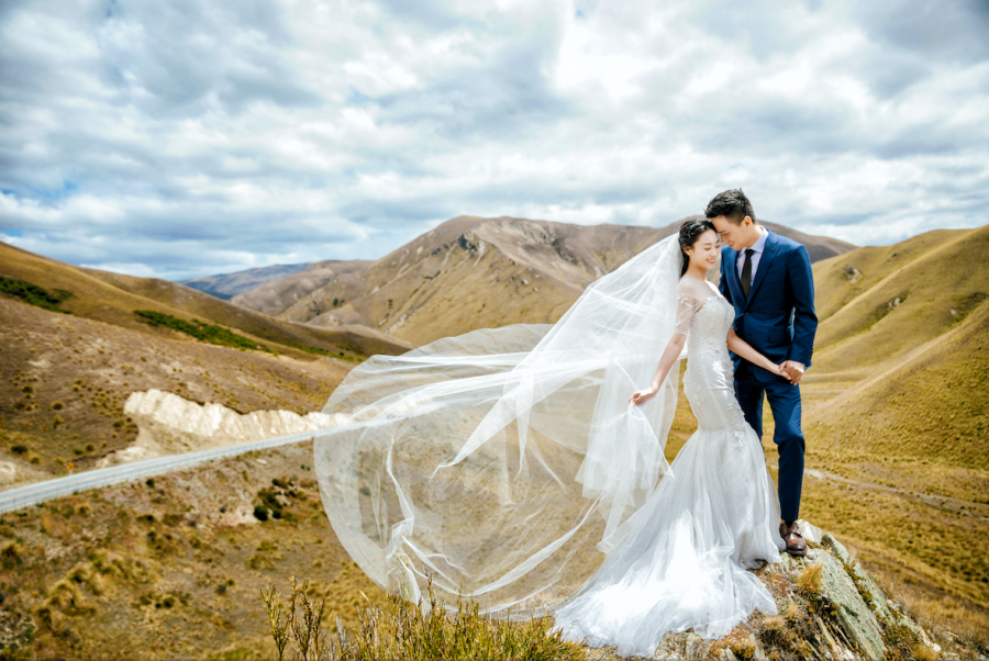 紐西蘭婚紗拍攝 - 雪城與蒂卡波湖 by Fei on OneThreeOneFour 3