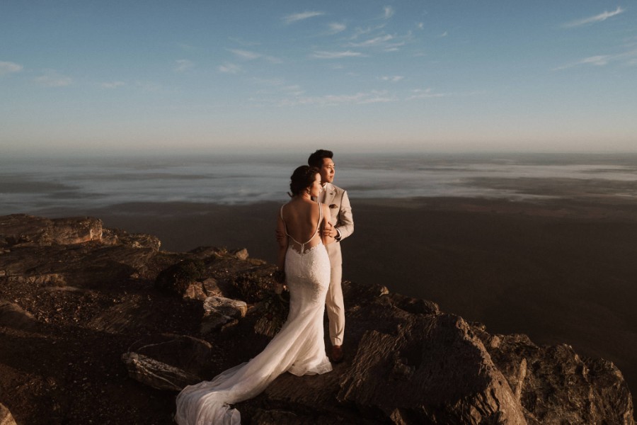 C&S: Perth pre-wedding overlooking a valley, with whimsical forest and lake scene by Jimmy on OneThreeOneFour 4