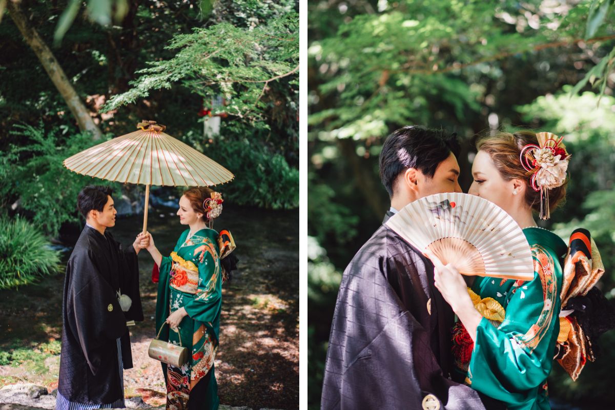 Tokyo Kimono Photoshoot and Prewedding Photoshoot At Makaino Farm & Saiko Lake with Mount Fuji by Dahe on OneThreeOneFour 9