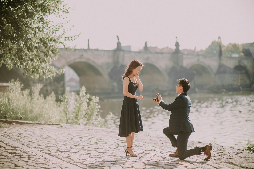 Prague Wedding Photoshoot with Surprise Proposal by Vickie on OneThreeOneFour 11