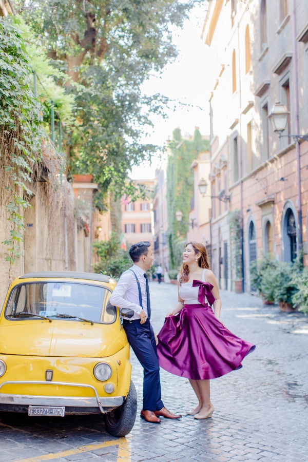 Italy Rome Colosseum Prewedding Photoshoot with Trevi Fountain  by Katie on OneThreeOneFour 34