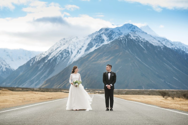 New Zealand Mount Cook Prewedding Photoshoot with Singaporean Couple by Mike on OneThreeOneFour 14