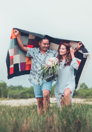 Thailand Bangkok Casual Couple Photoshoot At Cactus Forest 