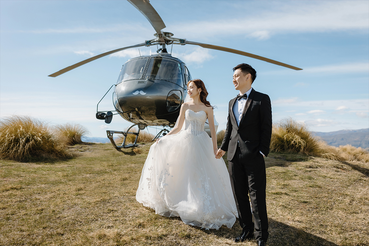 2-Day New Zealand Winter Fairytale Themed Pre-Wedding Photoshoot with Horse and Glaciers and Snow Mountains by Fei on OneThreeOneFour 0
