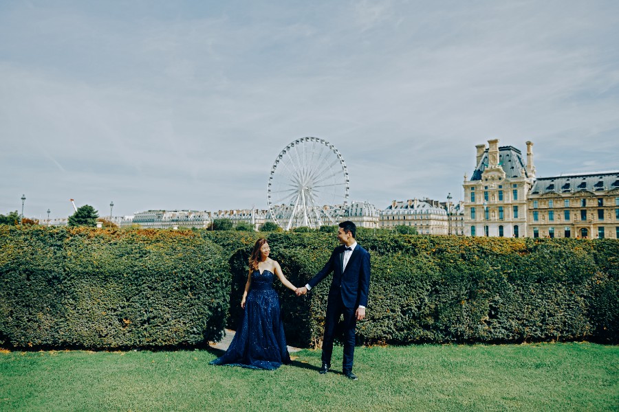 巴黎婚紗拍攝 - 艾菲爾鐵塔與杜樂麗花園 by Arnel on OneThreeOneFour 31
