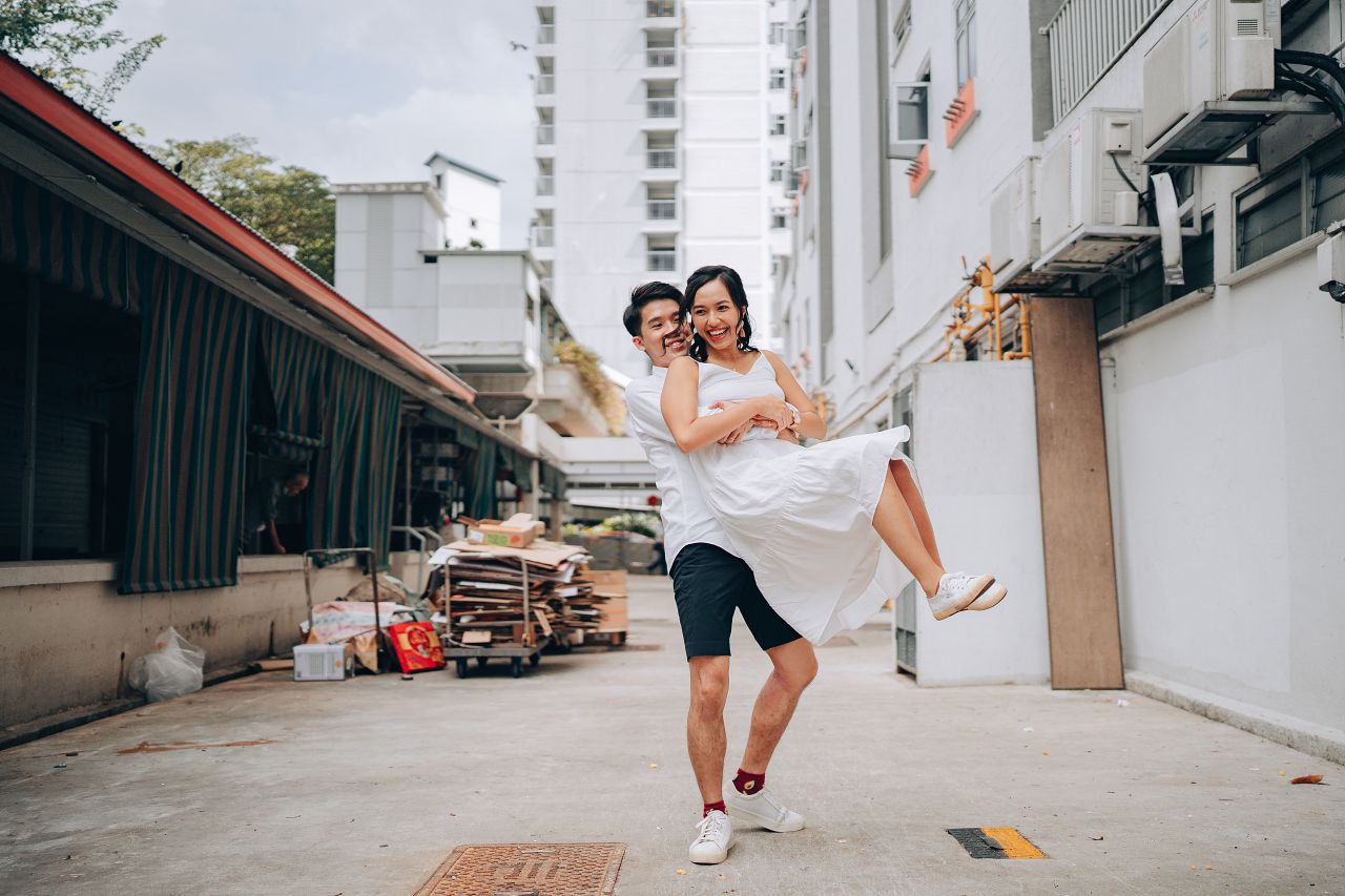 Oriental-inspired Cheongsam Pre-Wedding Photoshoot in Singapore by Michael on OneThreeOneFour 28