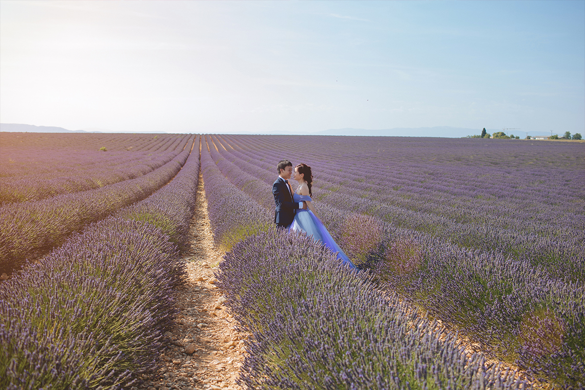 Provence Southern France Pre-Wedding Photoshoot at Lavender Fields & Sunflower Farm by Vin on OneThreeOneFour 0