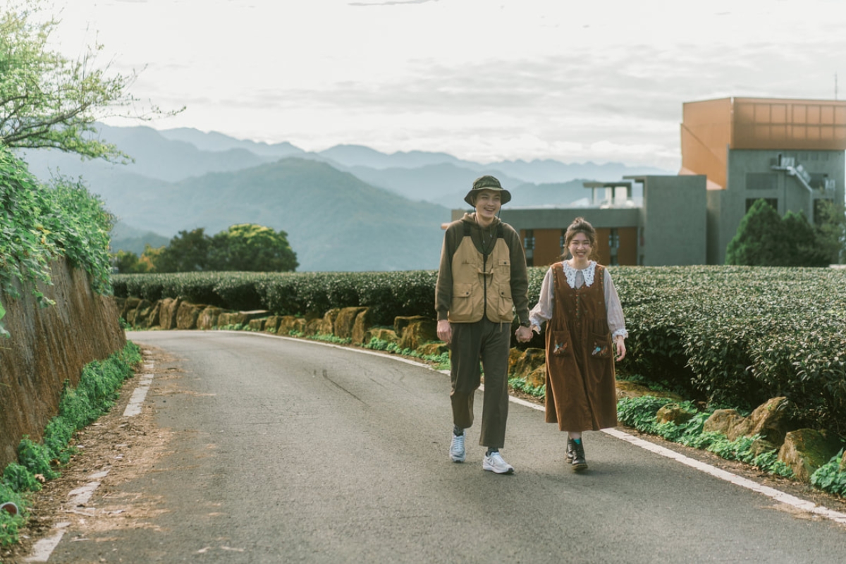 Taiwan Pre-Wedding Photoshoot Countryside Forest Misty Bridges by  on OneThreeOneFour 14