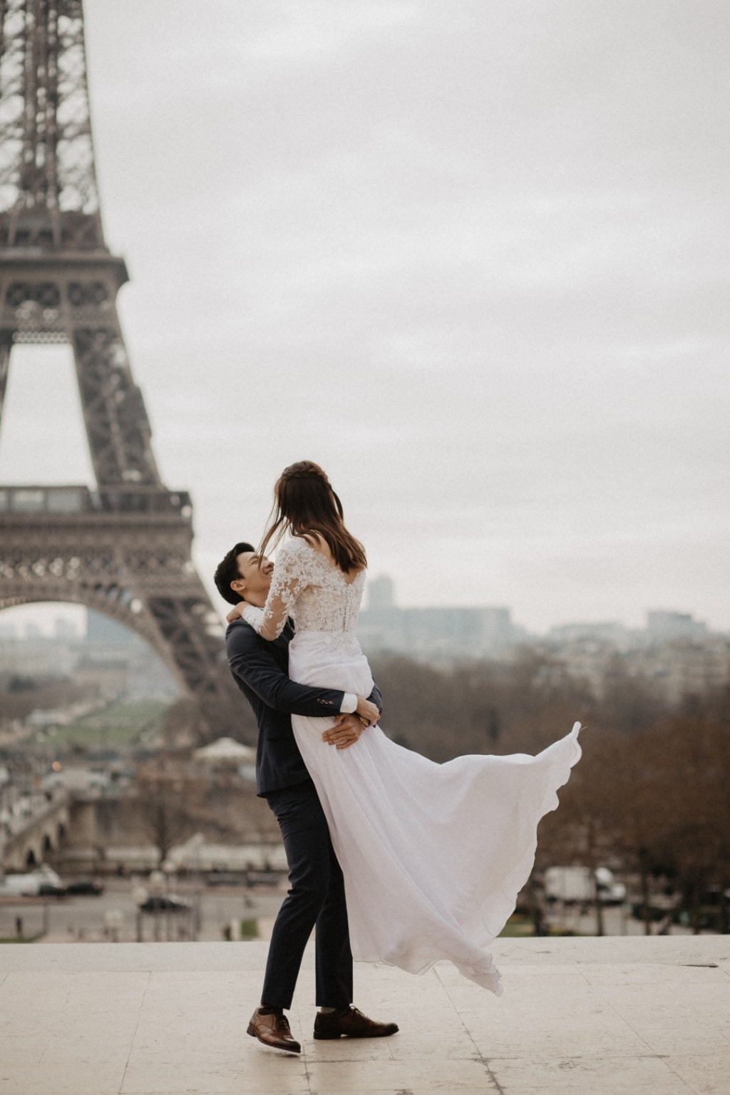 Paris Pre-Wedding Photoshoot for Singapore Couple Around The Eiffel Tower  by LT on OneThreeOneFour 7