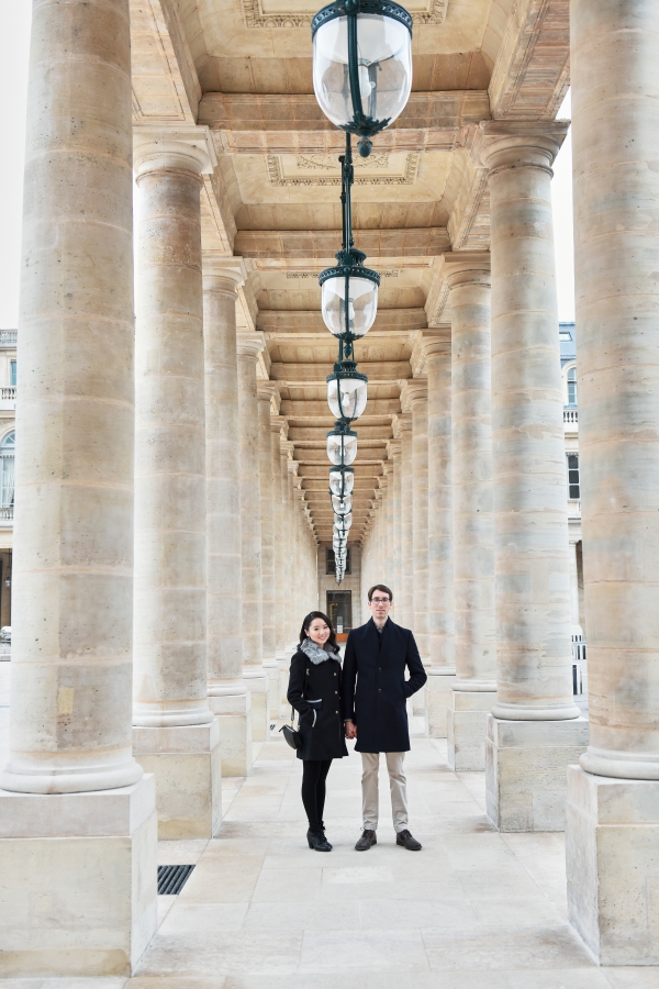 Paris Honeymoon Photoshoot at Palais Garnier Opera House and the Louvre by Arnel on OneThreeOneFour 4