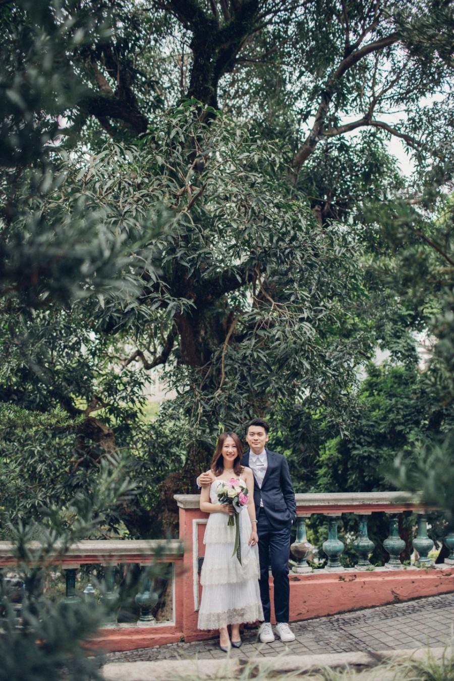 Macau Outdoor Pre-Wedding Photoshoot At Jardim de S. Francisco by Tom on OneThreeOneFour 20