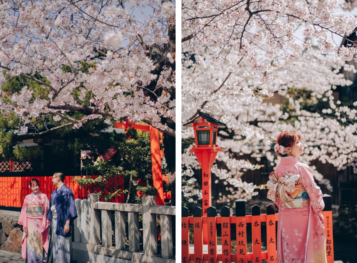 C&W: Kyoto Sakura Pre-wedding Photoshoot  by Kinosaki on OneThreeOneFour 2