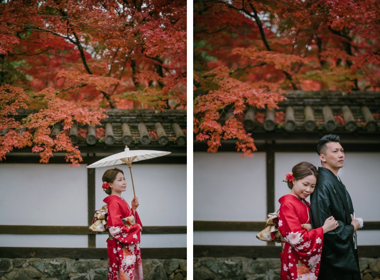 Autumn Japan Kyoto Pre-Wedding Photoshoot At Nara Deer Park and Gion by Kinosaki on OneThreeOneFour 6