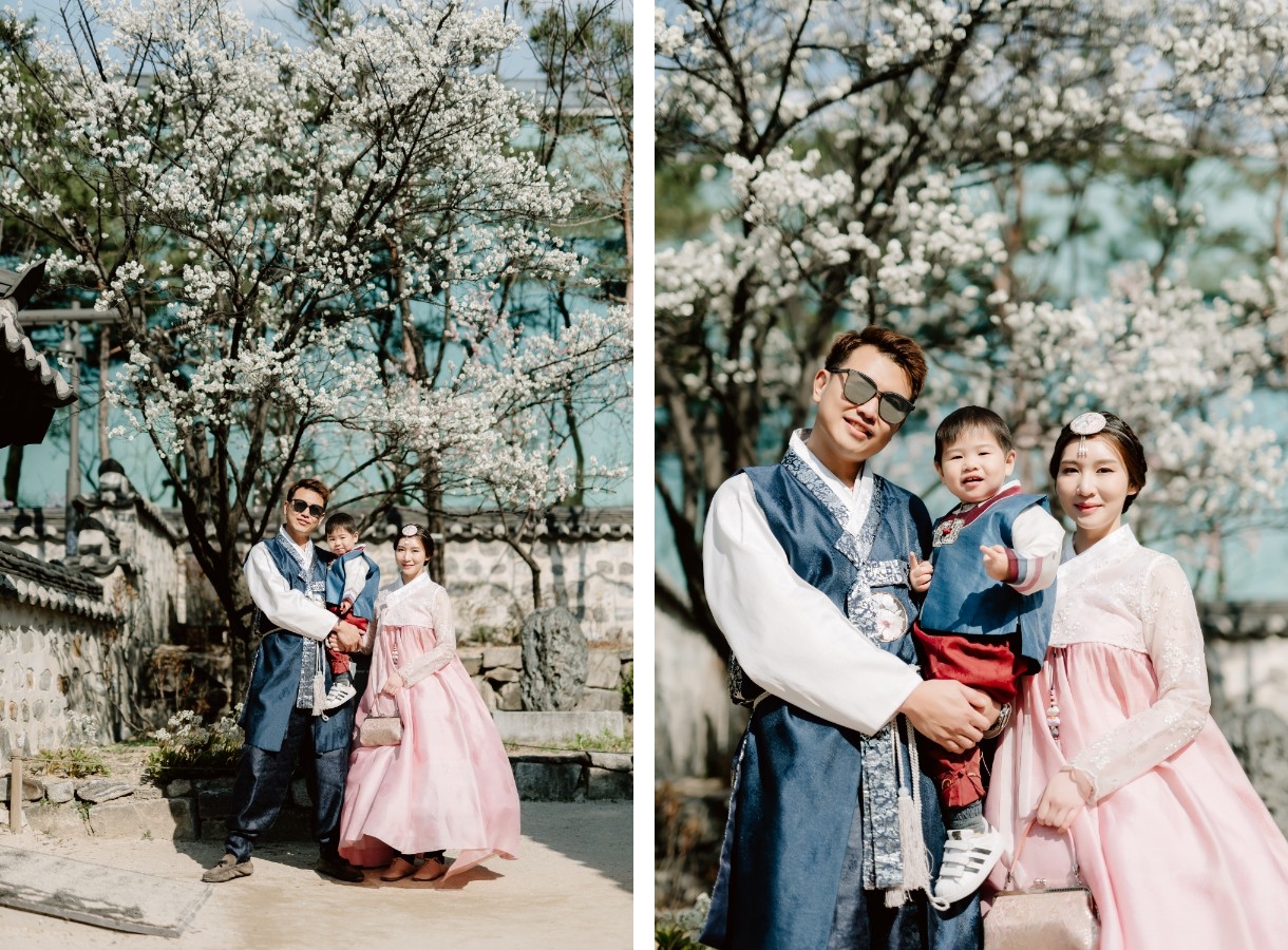 C&D&A: Korea Family Hanbok Photoshoot At Namsangol Hanok Village by Jungyeol on OneThreeOneFour 2