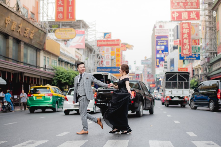P&T: Bangkok Streets Pre-Wedding Photoshoot  by Nat on OneThreeOneFour 10