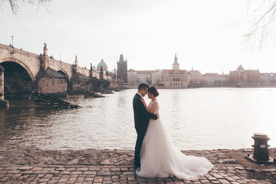 M&B: Prague Fairytale Pre-wedding Photoshoot  by Nika on OneThreeOneFour 20