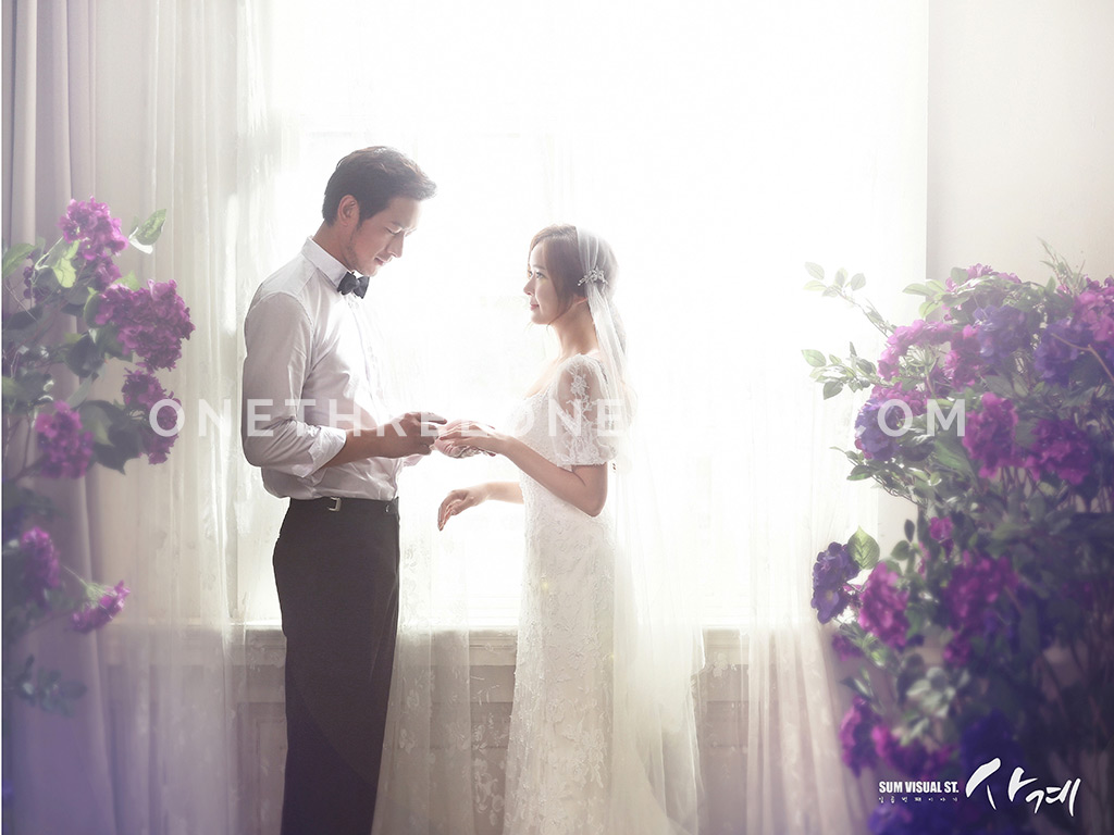 Korean Wedding Photos: Indoor Set by SUM Studio on OneThreeOneFour 25