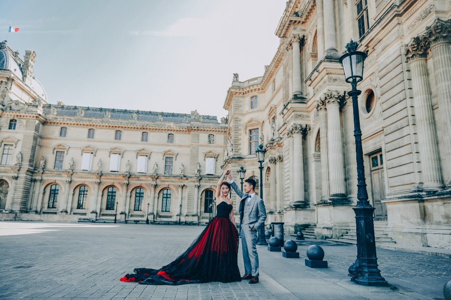 A&M: 巴黎婚紗攝影 - 艾菲爾鐵塔，羅浮宮，比爾哈凱姆橋 by Arnel on OneThreeOneFour 14