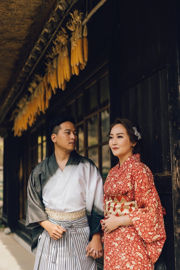 Japan Tokyo Pre-Wedding Photoshoot At Traditional Japanese Village And Mount Fuji  by Lenham  on OneThreeOneFour 3