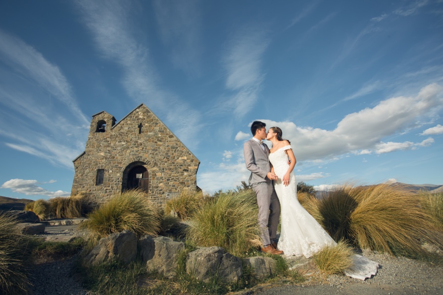 New Zealand Pre-Wedding Photoshoot At Lake Tekapo And Lake Pukaki  by Xing on OneThreeOneFour 3