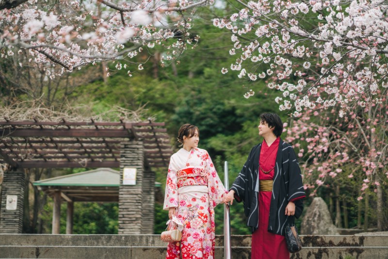 J&SJ: Kimono pre-wedding in Kyoto during popular cherry blossom season by Shu Hao on OneThreeOneFour 17