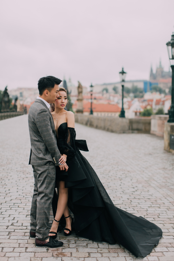 Naomi & Hann's Wedding Photoshoot in Prague by Nika on OneThreeOneFour 12
