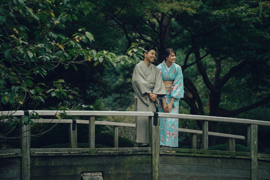I: Mixed couple pre-wedding in Tokyo wearing kimono by Lenham on OneThreeOneFour 4