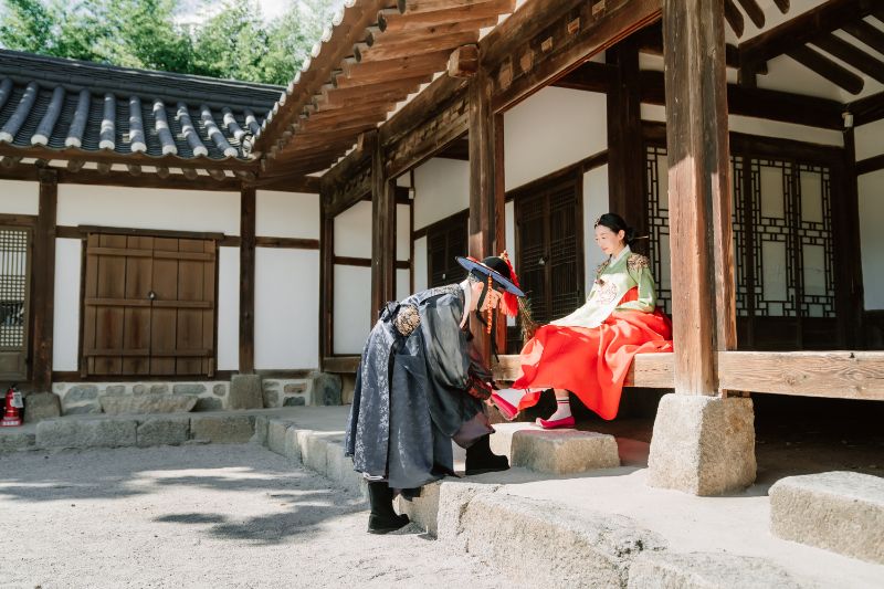 Y&B: Korea Hanbok Pre-Wedding Photoshoot At Dream Forest by Jungyeol on OneThreeOneFour 11