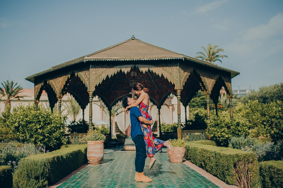 Morocco Pre-Wedding Photoshoot At Marrakech - Le Jardin Secret And Djemma El Fna Tower by Rich on OneThreeOneFour 3