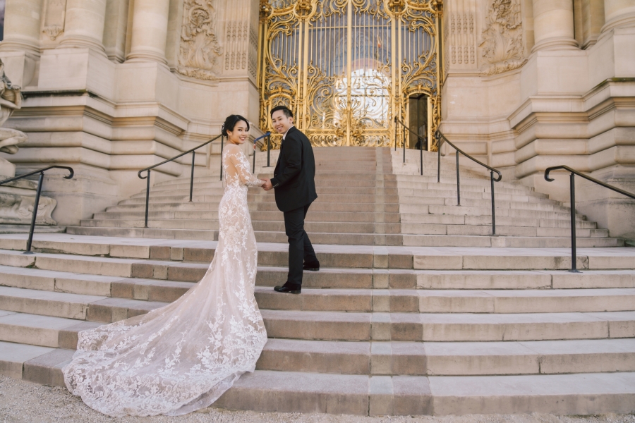 Elegance in Every Frame: Victoria & Eugene's Parisian Engagement Photoshoot by Vin on OneThreeOneFour 19