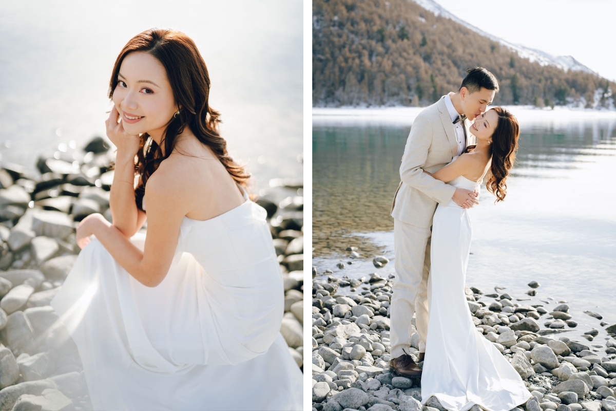 New Zealand Pre-Wedding Photoshoot with Lake Wakatipu, Skippers Canyon, Lake Tekapo, Mount Cook, and Omarama Clay Cliffs by Fei on OneThreeOneFour 14