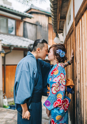 Kyoto Colorful Temple Yasaka Pagoda Higashiyama Prewedding Photoshoot in Japan 