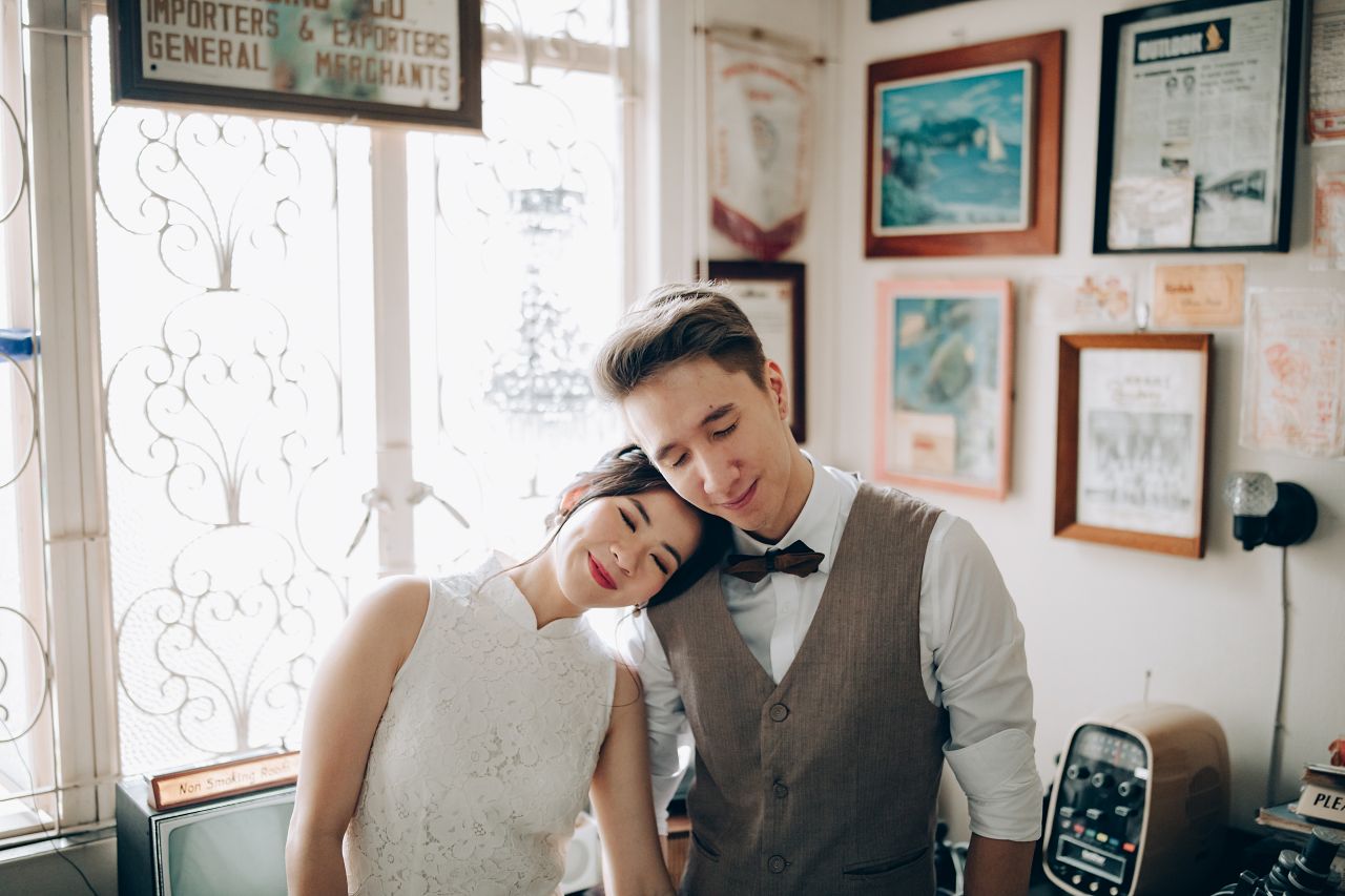 Vintage Studio Pre-Wedding Photoshoot by Chan on OneThreeOneFour 10