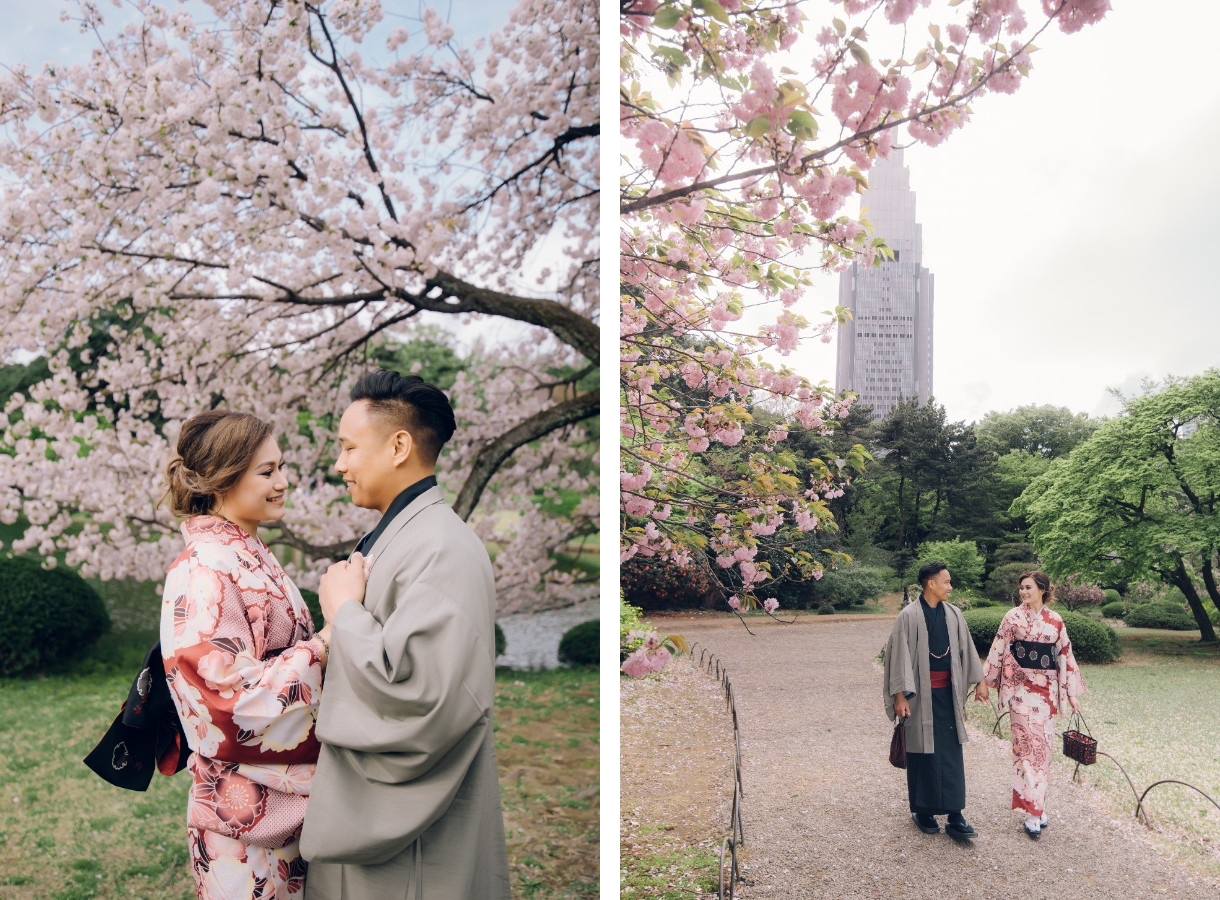 J: Massive cherry blossoms in Tokyo during Malay couple’s pre-wedding by Lenham on OneThreeOneFour 8