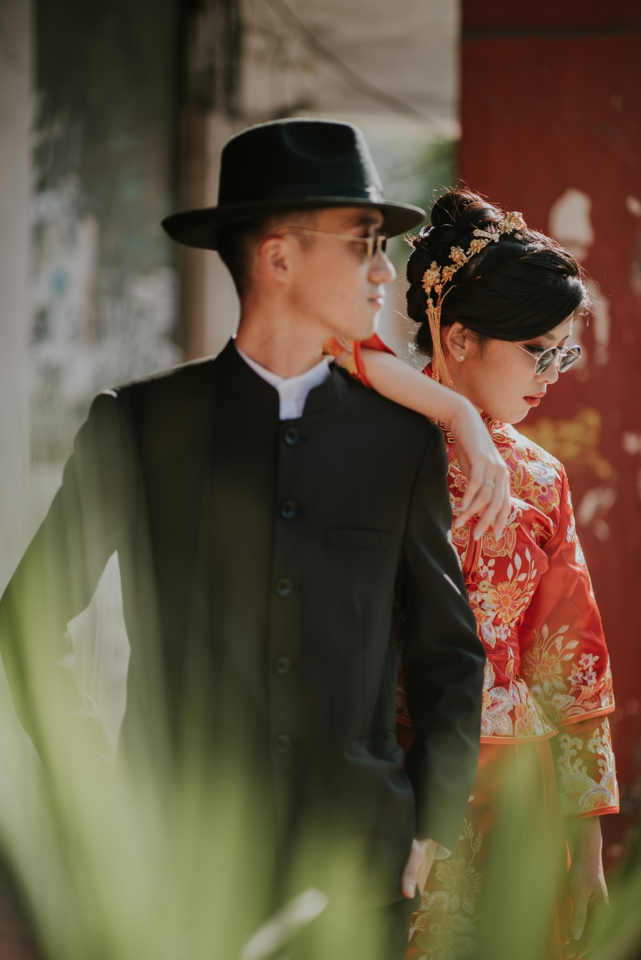 Retro Oriental Pre Wedding Photoshoot In Kuala Lumpur Petaling Street by Yan on OneThreeOneFour 24