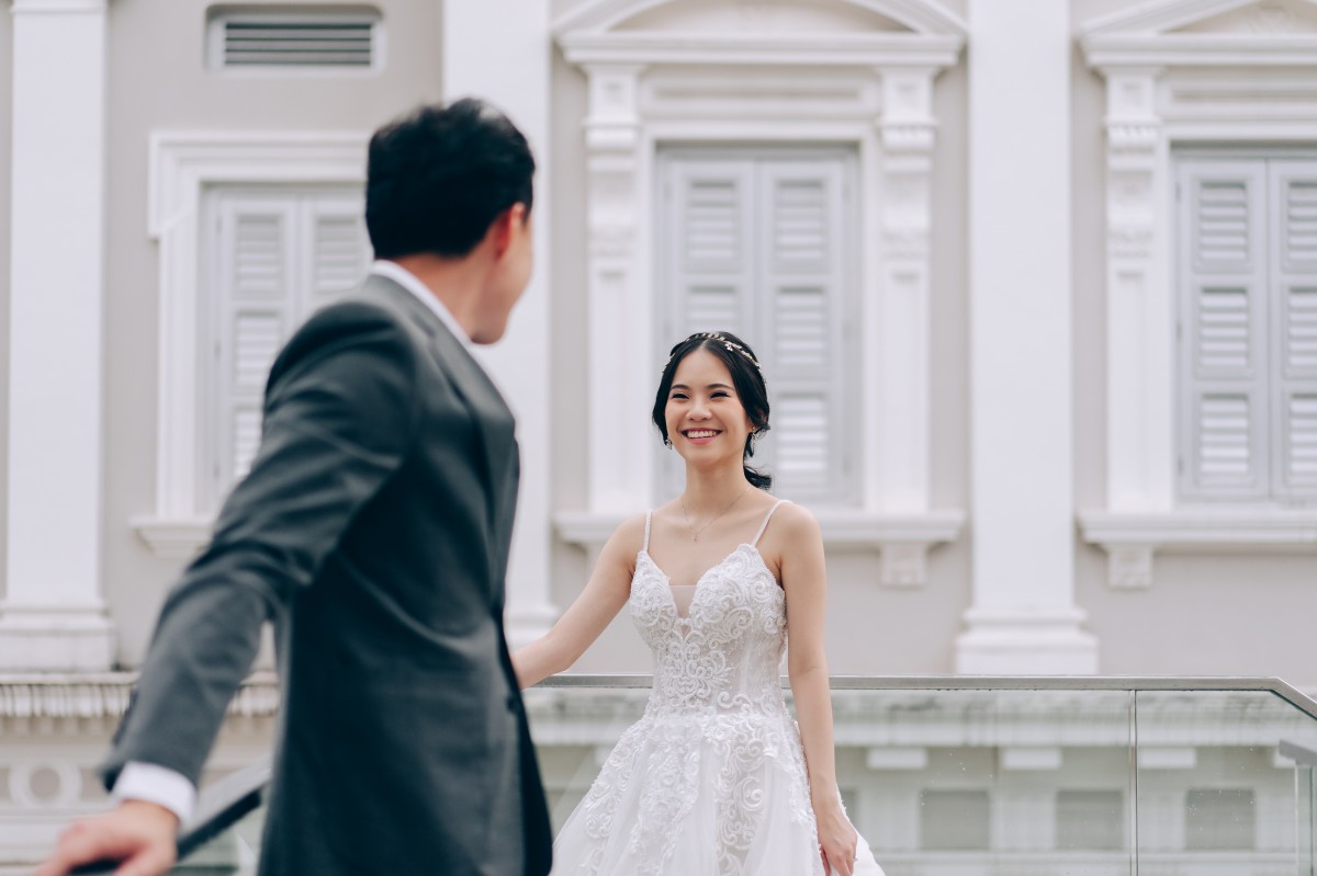 Singapore Pre-Wedding Photoshoot At National Museum, Changi Jewel And MBS  by Michael on OneThreeOneFour 5