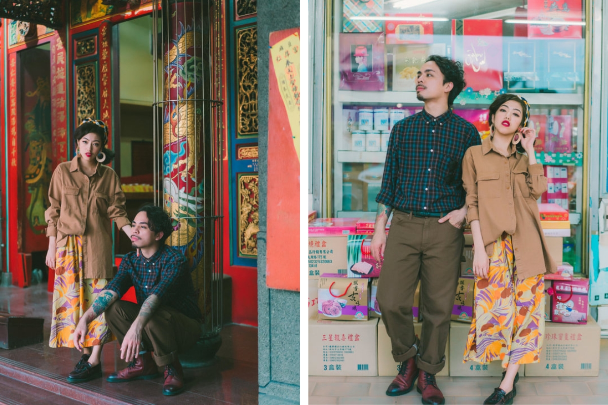 Taiwan Pre-Wedding Photoshoot Zoo Vintage Couple Outfit Streets Retro Vibes by  on OneThreeOneFour 22