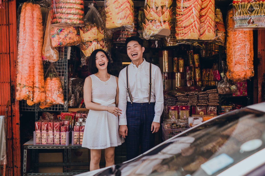 Pre-Wedding Photoshoot In Bangkok At Chinatown And Alpaca Hill Farm  by Por  on OneThreeOneFour 3