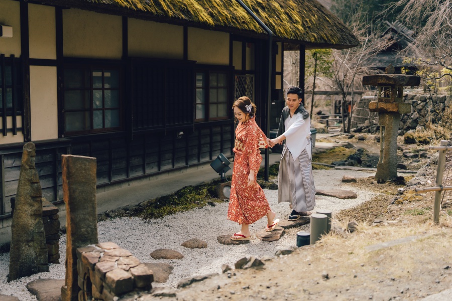 Japan Tokyo Pre-Wedding Photoshoot At Traditional Japanese Village And Mount Fuji  by Lenham  on OneThreeOneFour 2
